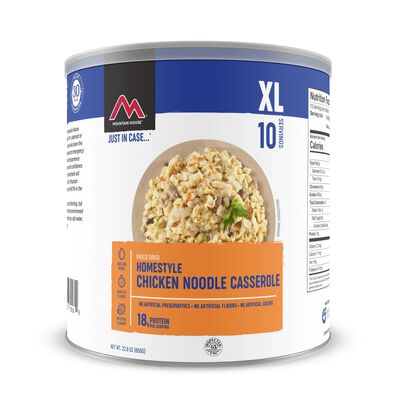 Homestyle Chicken Noodle Casserole | Mountain House Freeze Dried Food Can